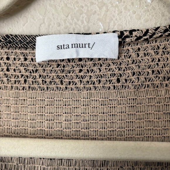 Sita Murt Boho Beachy Fringe Trim Poncho Top - Picture 2 of 11